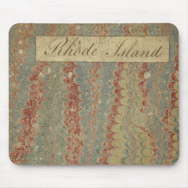 Mousepad Gráfico Topográfico de Compartimento do Narraganse (Frente)