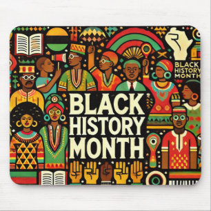 Mousepad Gráficos afro-culturais coloridos