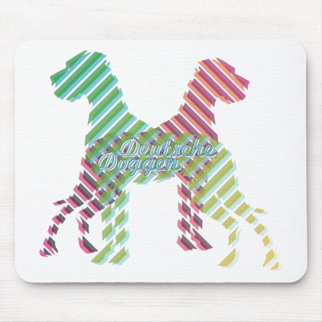 Mousepad gráficos do Great Dane (Frente)