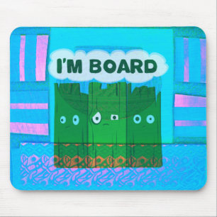Mousepad Gráficos Inspiradores Divertidos: Arte de Texto Eu