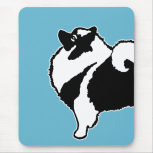 Mousepad Gráficos Keeshond - Arte de Cachorro Original