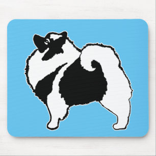 Mousepad Gráficos Keeshond - Arte de Cachorro Original
