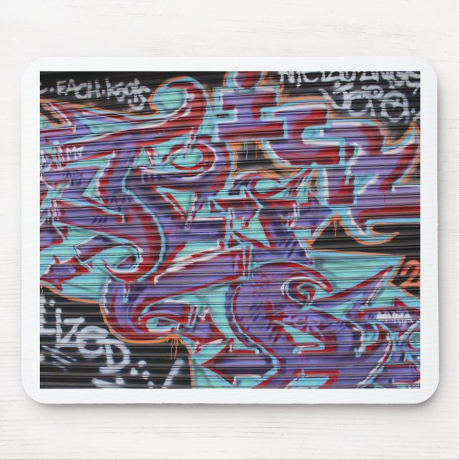 Mousepad Grafite roxo no obturador (Frente)