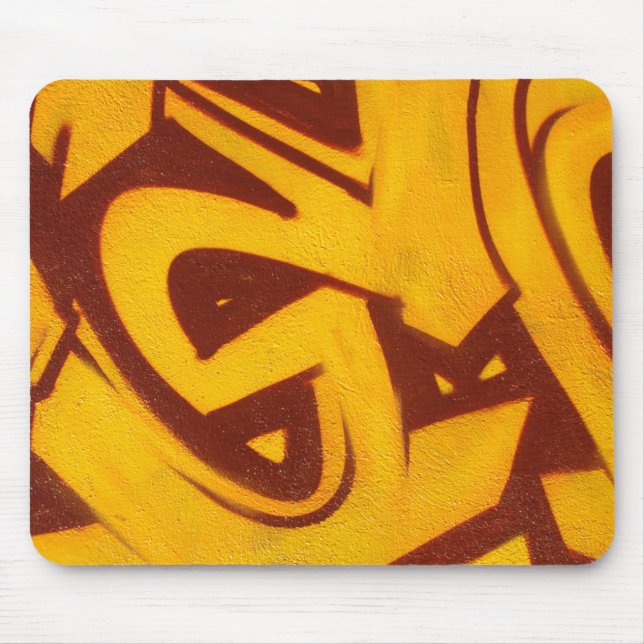 Mousepad Grafites alaranjados (Frente)