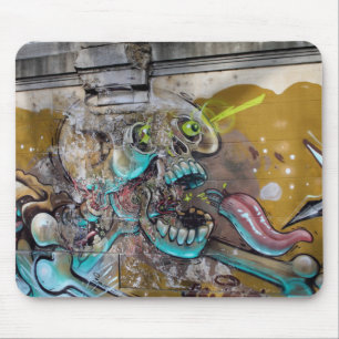 Mousepad Grafites Scared do crânio