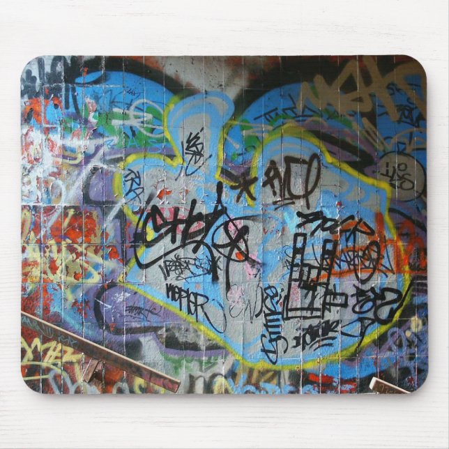 Mousepad Grafito citadino - (Frente)