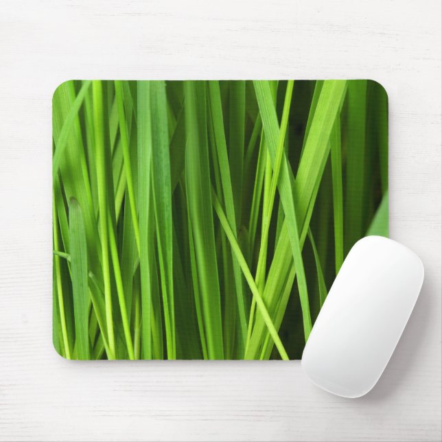 Mousepad Grama Verde, Fundo De Grass, Folha, Folhas, Planta (Com mouse)