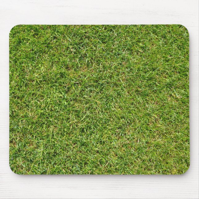 Mousepad Gramado engraçado da grama verde (Frente)