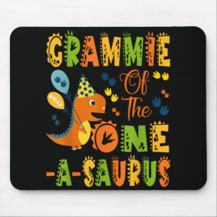 Mousepad Grammie Do Dinossauro primeiro aniversario De Um S