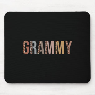 Mousepad Grammy Leopard Impressão Mãe Dia de as mães Engraç