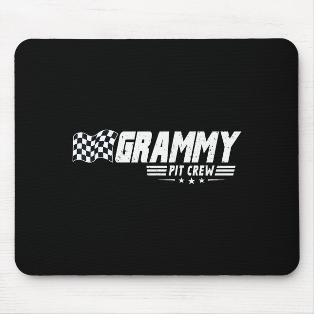 Mousepad Grammy T Crew Race Car Birthday Family Racing  (Frente)
