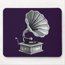 Mousepad Gramophone