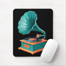 Mousepad Gramophone