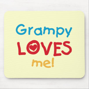 Mousepad Grampy me ama T-shirts e presentes