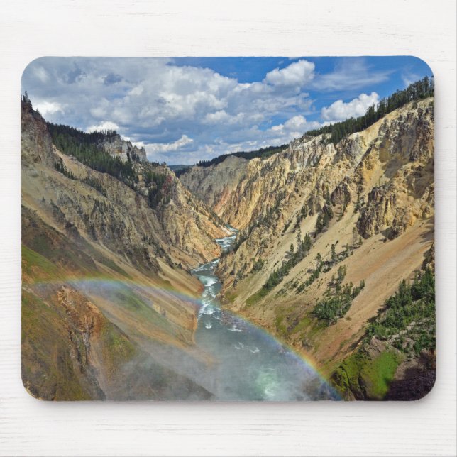 Mousepad Grand Canyon da esteira do rato de Yellowstone (Frente)