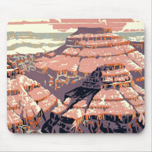 Mousepad Grand Canyon Western Graphic Art American