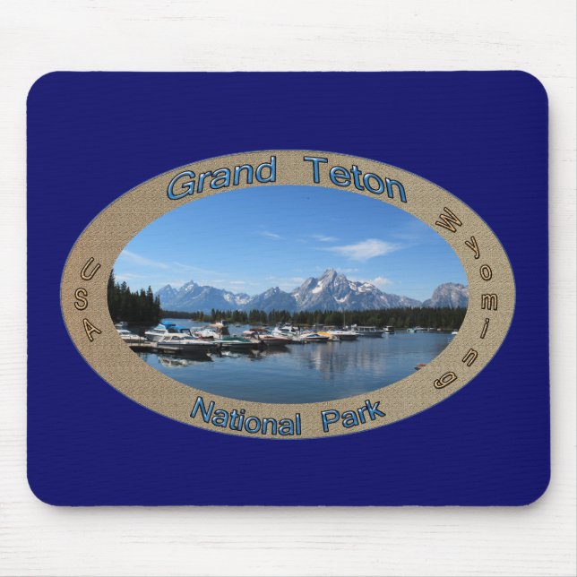 Mousepad Grand Teton, EUA, parque nacional vadio (Frente)