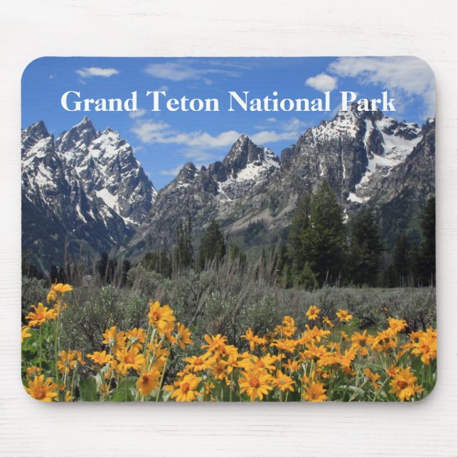 Mousepad Grand Teton Springtime Souvenir Foto (Frente)