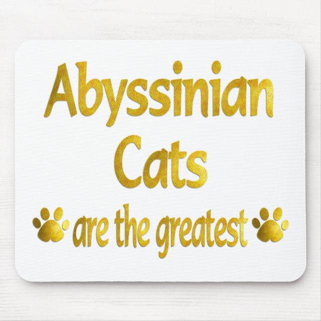 Mousepad Grande Abyssinian (Frente)