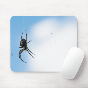 Mousepad Grande Aranha pendurada na Web