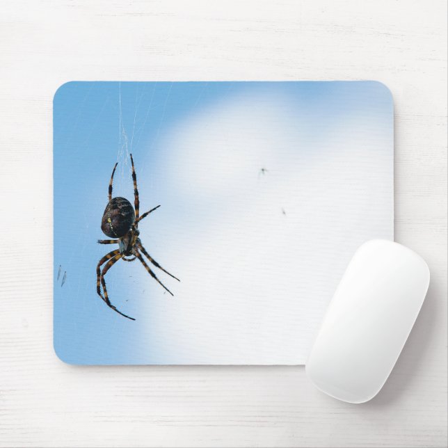 Mousepad Grande Aranha pendurada na Web (Com mouse)