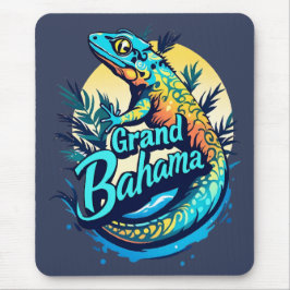 Mousepad Grande Bahama Caribe Gecko