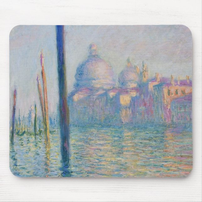 Mousepad Grande Canal Monet Veneza Itália Pintura Clássica (Frente)