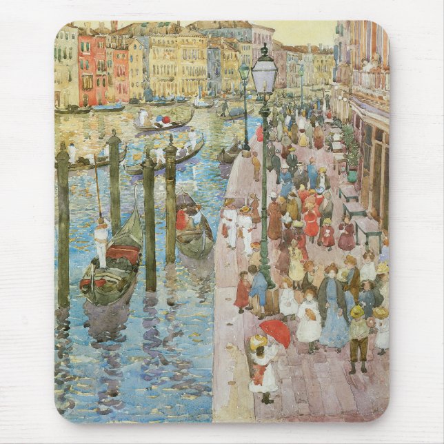 Mousepad Grande Canal, Veneza por Maurice Prendergast (Frente)