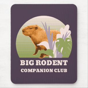 Mousepad Grande Clube de Companheiros de Roedores Capivara