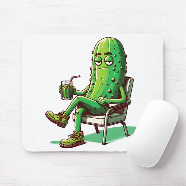 Mousepad Grande Coletor de Dill numa Cadeira (Com mouse)