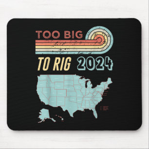 Mousepad Grande Demais Para Rig Dizendo Trump 2024 Coisa En