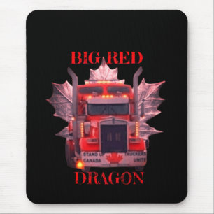 MOUSEPAD GRANDE DRAGÃO VERMELHO