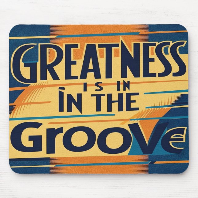 Mousepad Grande está na opção Groove 2 (Frente)