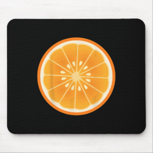Mousepad Grande Fita Laranja Fatiada Fácil Fruta Hallowee
