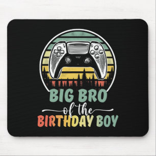 Mousepad Grande Irmão Do Jogador De Vídeo Birthday Boy Que