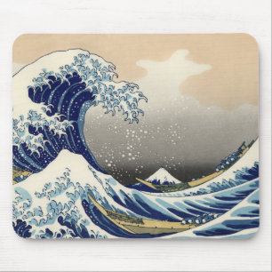 Mousepad Grande Onda fora de Kanagawa & Monte Fuji Mar do J