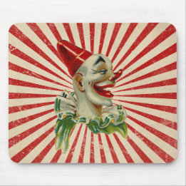 Mousepad Grande Palhaço Vintage Rindo