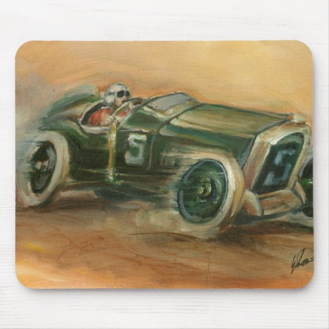 Mousepad Grande Prêmio da França Racecar por Ethan Harper (Frente)