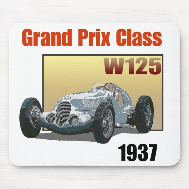 Mousepad Grande Prêmio de 1937 Classe W125 (Frente)