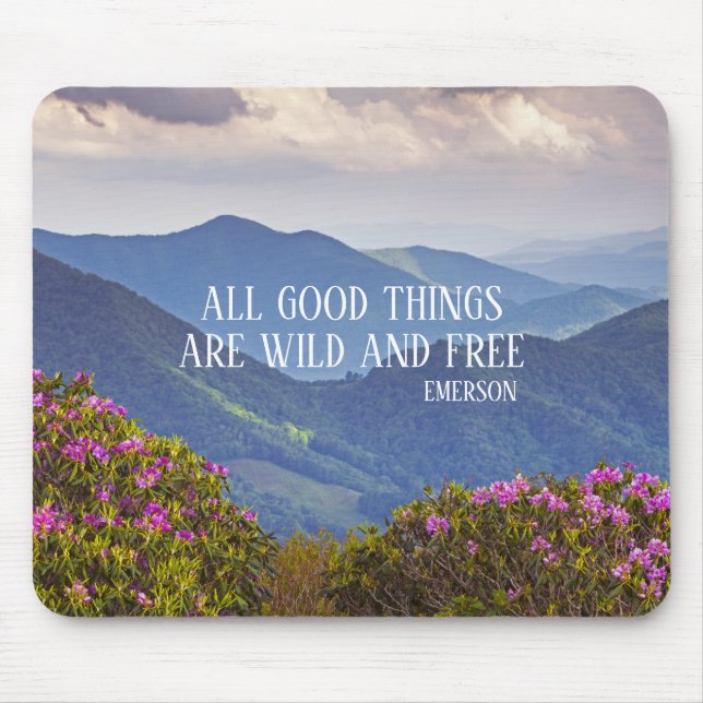 Mousepad Grande primavera da montanha de Smokey (Frente)
