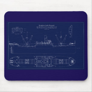 Mousepad Grande Projeto do Navio de Carga dos Grandes Lagos