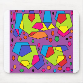 Mousepad grande roxo bloqueia arte
