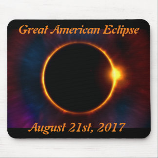 Mousepad Grande tapete do rato americano do eclipse