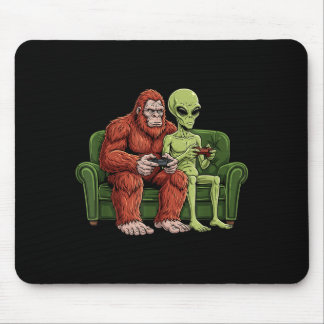 Mousepad Grandes Jogos de Vídeo Alienígenas Pé Grande Sasqu