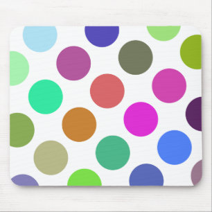Mousepad Grandes Pontos Cor-De-Rosa E Azul