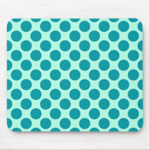 Mousepad Grandes pontos retrorreflectores - aqua e turquesa