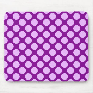Mousepad Grandes pontos retrorreflectores - orquídea e púrp