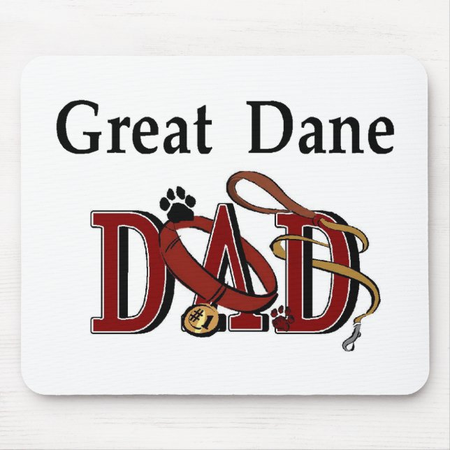 Mousepad Grandes presentes de Pai Dane (Frente)