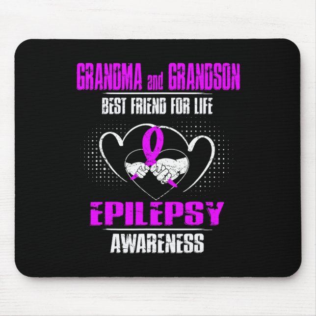 MOUSEPAD GRANDMA E GRANDÃO MELHOR AMIGO DA EPILEPSIA DA VID (Frente)