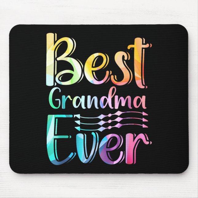 Mousepad Grandma Ever Gift Graphic Art Text Quote Design  (Frente)